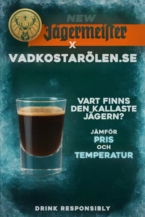 Ice cold Jägermeister shots